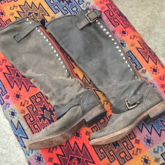 COPY - Steve Madden Lynxx talk leather boots size 8 - Picture 3 of 5